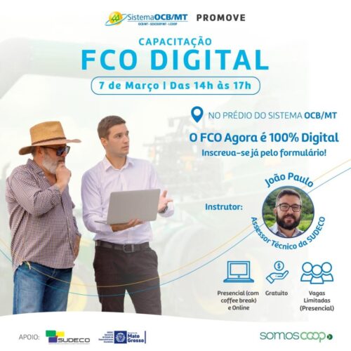 Sedec promove capacitação sobre sistema digital para acessar financiamento pelo FCO