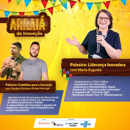 ‘Arraiá da Inovação’ reúne empresas, palestras, apresentações culturais e comidas típicas